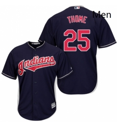 Mens Majestic Cleveland Indians 25 Jim Thome Replica Navy Blue Alternate 1 Cool Base MLB Jersey Mens Majestic Cleveland Indians 25 Jim Thome Replica Navy Blue Alternate 1 Cool Base MLB Jersey