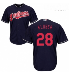 Mens Majestic Cleveland Indians 28 Corey Kluber Replica Navy Blue Alternate 1 Cool Base MLB Jersey Mens Majestic Cleveland Indians 28 Corey Kluber Replica Navy Blue Alternate 1 Cool Base MLB Jersey