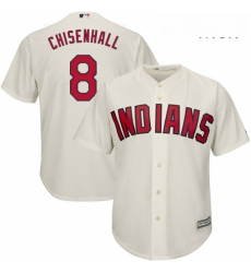 Mens Majestic Cleveland Indians 8 Lonnie Chisenhall Replica Cream Alternate 2 Cool Base MLB Jersey Mens Majestic Cleveland Indians 8 Lonnie Chisenhall Replica Cream Alternate 2 Cool Base MLB Jersey