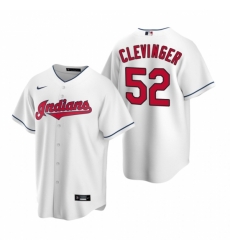 Mens Nike Cleveland Indians 52 Mike Clevinger White Home Stitched Baseball Jersey Mens Nike Cleveland Indians 52 Mike Clevinger White Home Stitched Baseball Jersey