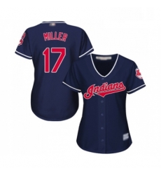 Womens Cleveland Indians 17 Brad Miller Replica Navy Blue Alternate 1 Cool Base Baseball Jersey Womens Cleveland Indians 17 Brad Miller Replica Navy Blue Alternate 1 Cool Base Baseball Jersey