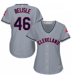 Womens Majestic Cleveland Indians 46 Matt Belisle Replica Grey Road Cool Base MLB Jersey Womens Majestic Cleveland Indians 46 Matt Belisle Replica Grey Road Cool Base MLB Jersey