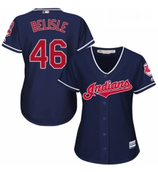 Womens Majestic Cleveland Indians 46 Matt Belisle Replica Navy Blue Alternate 1 Cool Base MLB Jersey Womens Majestic Cleveland Indians 46 Matt Belisle Replica Navy Blue Alternate 1 Cool Base MLB Jersey