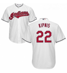 Youth Majestic Cleveland Indians 22 Jason Kipnis Replica White Home Cool Base MLB Jersey Youth Majestic Cleveland Indians 22 Jason Kipnis Replica White Home Cool Base MLB Jersey