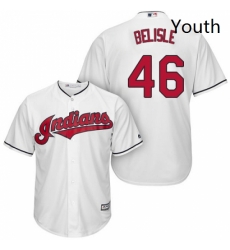 Youth Majestic Cleveland Indians 46 Matt Belisle Authentic White Home Cool Base MLB Jersey Youth Majestic Cleveland Indians 46 Matt Belisle Authentic White Home Cool Base MLB Jersey