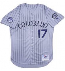 Men Colorado Rockies Told helton #17 purple strips stitched MLB Jersey Men Colorado Rockies Told helton #17 purple strips stitched MLB Jersey