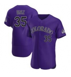 Men Nike Colorado Rockies 35 Elias Diaz Purple Flex Base MLB Jersey Men Nike Colorado Rockies 35 Elias Diaz Purple Flex Base MLB Jersey