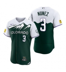 Men Nike Nike Colorado Rockies #3 Dom Nunez City Connect Stitched Flex Base Baseball Jersey Men Nike Nike Colorado Rockies #3 Dom Nunez City Connect Stitched Flex Base Baseball Jersey