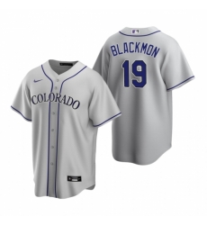 Mens Nike Colorado Rockies 19 Charlie Blackmon Gray Road Stitched Baseball Jerse Mens Nike Colorado Rockies 19 Charlie Blackmon Gray Road Stitched Baseball Jerse