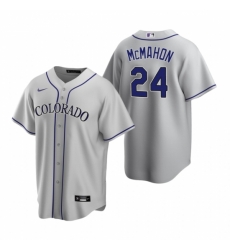 Mens Nike Colorado Rockies 24 Ryan McMahon Gray Road Stitched Baseball Jersey Mens Nike Colorado Rockies 24 Ryan McMahon Gray Road Stitched Baseball Jersey