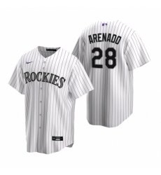 Mens Nike Colorado Rockies 28 Nolan Arenado White Home Stitched Baseball Jerse Mens Nike Colorado Rockies 28 Nolan Arenado White Home Stitched Baseball Jerse