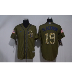 Rockies 19 Charlie Blackmon Olive 2020 Nike Cool Base Jersey Rockies 19 Charlie Blackmon Olive 2020 Nike Cool Base Jersey
