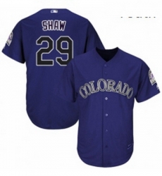 Youth Majestic Colorado Rockies 29 Bryan Shaw Authentic Purple Alternate 1 Cool Base MLB Jersey Youth Majestic Colorado Rockies 29 Bryan Shaw Authentic Purple Alternate 1 Cool Base MLB Jersey
