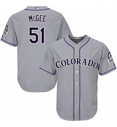 Youth Majestic Colorado Rockies 51 Jake McGee Replica Grey Road Cool Base MLB Jersey Youth Majestic Colorado Rockies 51 Jake McGee Replica Grey Road Cool Base MLB Jersey