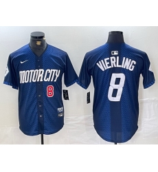 Men Detroit Tigers 8 Matt Vierling 2024 Navy City Connect Cool Base Limited Stitched Jersey 3 Men Detroit Tigers 8 Matt Vierling 2024 Navy City Connect Cool Base Limited Stitched Jersey 3
