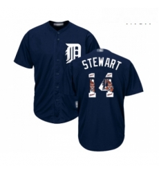 Mens Detroit Tigers 14 Christin Stewart Authentic Navy Blue Team Logo Fashion Cool Base Baseball Jersey Mens Detroit Tigers 14 Christin Stewart Authentic Navy Blue Team Logo Fashion Cool Base Baseball Jersey