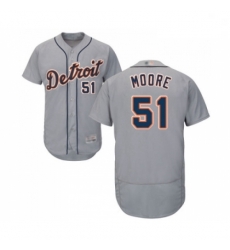 Mens Detroit Tigers 51 Matt Moore Grey Road Flex Base Authentic Collection Baseball Jersey Mens Detroit Tigers 51 Matt Moore Grey Road Flex Base Authentic Collection Baseball Jersey