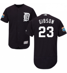 Mens Majestic Detroit Tigers 23 Kirk Gibson Navy Blue Alternate Flex Base Authentic Collection MLB Jersey Mens Majestic Detroit Tigers 23 Kirk Gibson Navy Blue Alternate Flex Base Authentic Collection MLB Jersey