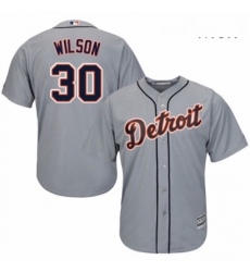 Mens Majestic Detroit Tigers 30 Alex Wilson Replica Grey Road Cool Base MLB Jersey Mens Majestic Detroit Tigers 30 Alex Wilson Replica Grey Road Cool Base MLB Jersey