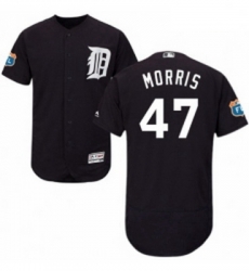 Mens Majestic Detroit Tigers 47 Jack Morris Navy Blue Alternate Flex Base Authentic Collection MLB Jersey Mens Majestic Detroit Tigers 47 Jack Morris Navy Blue Alternate Flex Base Authentic Collection MLB Jersey