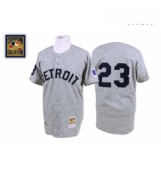 Mens Mitchell and Ness 1969 Detroit Tigers 23 Willie Horton Replica Grey Throwback MLB Jersey Mens Mitchell and Ness 1969 Detroit Tigers 23 Willie Horton Replica Grey Throwback MLB Jersey