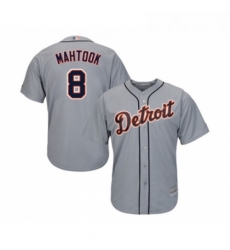 Youth Detroit Tigers 8 Mikie Mahtook Replica Grey Road Cool Base Baseball Jersey Youth Detroit Tigers 8 Mikie Mahtook Replica Grey Road Cool Base Baseball Jersey