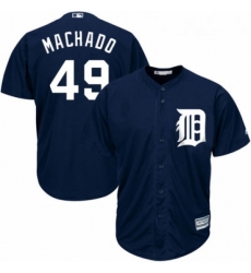 Youth Majestic Detroit Tigers 49 Dixon Machado Replica Navy Blue Alternate Cool Base MLB Jersey Youth Majestic Detroit Tigers 49 Dixon Machado Replica Navy Blue Alternate Cool Base MLB Jersey