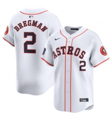 Men Houston Astros 2 Alex Bregman White 2024 World Tour Mexico City Series Home Limited Stitched Baseball Jersey Men Houston Astros 2 Alex Bregman White 2024 World Tour Mexico City Series Home Limited Stitched Baseball Jersey