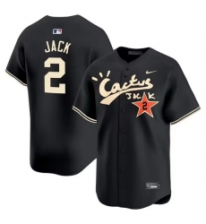 Men Houston Astros 2 David Jack Black Cactus Jack Vapor Premier Limited Stitched Baseball Jersey Men Houston Astros 2 David Jack Black Cactus Jack Vapor Premier Limited Stitched Baseball Jersey