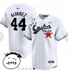 Men Houston Astros 44 Yordan Alvarez White Cactus Jack Vapor Premier Limited Stitched White Baseball Jersey Men Houston Astros 44 Yordan Alvarez White Cactus Jack Vapor Premier Limited Stitched White Baseball Jersey