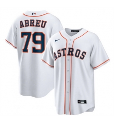 Men Houston Astros 79 Jos E9 Abreu White Cool Base Stitched Jersey Men Houston Astros 79 Jos E9 Abreu White Cool Base Stitched Jersey