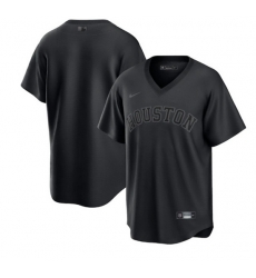 Men Houston Astros Blank Black Pitch Black Fashion Replica Stitched Jersey Men Houston Astros Blank Black Pitch Black Fashion Replica Stitched Jersey