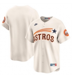 Men Houston Astros Blank Cream Cooperstown Collection Limited Stitched Baseball Jersey Men Houston Astros Blank Cream Cooperstown Collection Limited Stitched Baseball Jersey