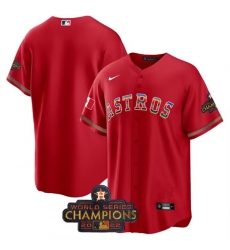Men Houston Astros Blank Red Mexico With World Serise Champions Patch Cool Base Stitched Baseball Jersey Men Houston Astros Blank Red Mexico With World Serise Champions Patch Cool Base Stitched Baseball Jersey