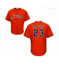 Mens Houston Astros 23 Michael Brantley Replica Orange Alternate Cool Base Baseball Jersey Mens Houston Astros 23 Michael Brantley Replica Orange Alternate Cool Base Baseball Jersey