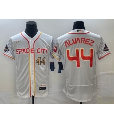Men's Houston Astros #44 Yordan Alvarez Number White 2023 City Connect Flex Base Stitched Jersey Men's Houston Astros #44 Yordan Alvarez Number White 2023 City Connect Flex Base Stitched Jersey