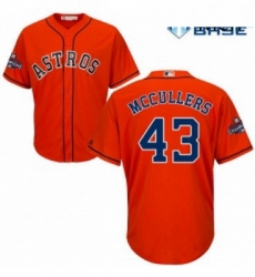 Mens Majestic Houston Astros 43 Lance McCullers Replica Orange Alternate 2017 World Series Champions Cool Base MLB Jersey Mens Majestic Houston Astros 43 Lance McCullers Replica Orange Alternate 2017 World Series Champions Cool Base MLB Jersey