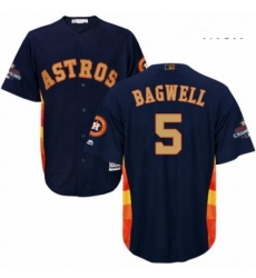 Mens Majestic Houston Astros 5 Jeff Bagwell Replica Navy Blue Alternate 2018 Gold Program Cool Base MLB Jersey Mens Majestic Houston Astros 5 Jeff Bagwell Replica Navy Blue Alternate 2018 Gold Program Cool Base MLB Jersey