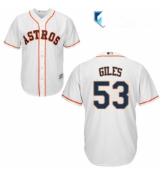 Mens Majestic Houston Astros 53 Ken Giles Replica White Home Cool Base MLB Jersey Mens Majestic Houston Astros 53 Ken Giles Replica White Home Cool Base MLB Jersey