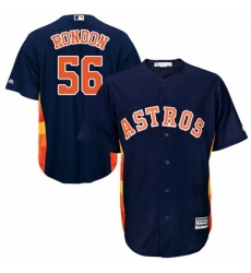 Mens Majestic Houston Astros 56 Hector Rondon Replica Navy Blue Alternate Cool Base MLB Jersey Mens Majestic Houston Astros 56 Hector Rondon Replica Navy Blue Alternate Cool Base MLB Jersey