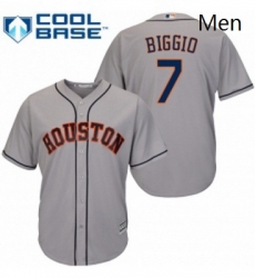 Mens Majestic Houston Astros 7 Craig Biggio Replica Grey Road Cool Base MLB Jersey Mens Majestic Houston Astros 7 Craig Biggio Replica Grey Road Cool Base MLB Jersey
