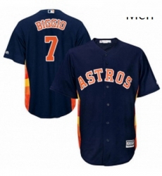 Mens Majestic Houston Astros 7 Craig Biggio Replica Navy Blue Alternate Cool Base MLB Jersey Mens Majestic Houston Astros 7 Craig Biggio Replica Navy Blue Alternate Cool Base MLB Jersey