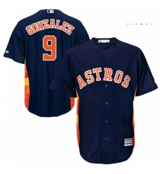 Mens Majestic Houston Astros 9 Marwin Gonzalez Replica Navy Blue Alternate Cool Base MLB Jersey Mens Majestic Houston Astros 9 Marwin Gonzalez Replica Navy Blue Alternate Cool Base MLB Jersey