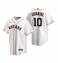 Mens Nike Houston Astros 10 Yuli Gurriel White Home Stitched Baseball Jersey Mens Nike Houston Astros 10 Yuli Gurriel White Home Stitched Baseball Jersey