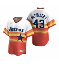 Mens Nike Houston Astros 43 Lance McCullers White Orange Cooperstown Collection Home Stitched Baseball Jerse Mens Nike Houston Astros 43 Lance McCullers White Orange Cooperstown Collection Home Stitched Baseball Jerse