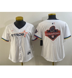 Women Houston Astros Team Big Logo White 2025 City Connect Limited Stitched Baseball Jersey 004 Women Houston Astros Team Big Logo White 2025 City Connect Limited Stitched Baseball Jersey 004