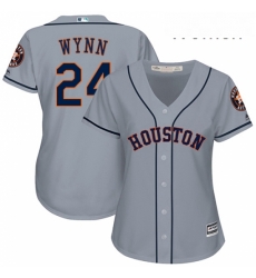 Womens Majestic Houston Astros 24 Jimmy Wynn Replica Grey Road Cool Base MLB Jersey Womens Majestic Houston Astros 24 Jimmy Wynn Replica Grey Road Cool Base MLB Jersey