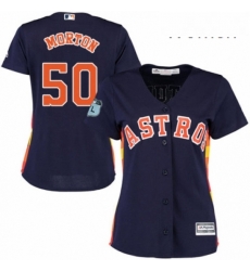 Womens Majestic Houston Astros 50 Charlie Morton Authentic Navy Blue Alternate Cool Base MLB Jersey Womens Majestic Houston Astros 50 Charlie Morton Authentic Navy Blue Alternate Cool Base MLB Jersey