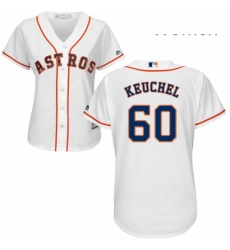 Womens Majestic Houston Astros 60 Dallas Keuchel Replica White Home Cool Base MLB Jersey Womens Majestic Houston Astros 60 Dallas Keuchel Replica White Home Cool Base MLB Jersey