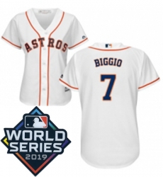 Womens Majestic Houston Astros 7 Craig Biggio White Home Cool Base Sitched 2019 World Series Patch Jersey Womens Majestic Houston Astros 7 Craig Biggio White Home Cool Base Sitched 2019 World Series Patch Jersey